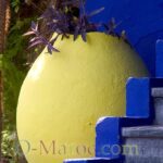 Yellow and blue