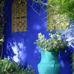 Turquoise and Majorelle blue