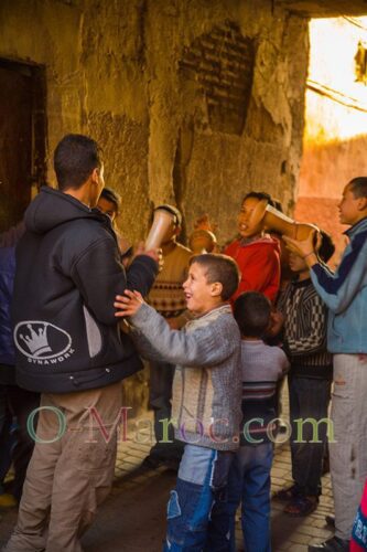 Achoura in the streets of the medina
