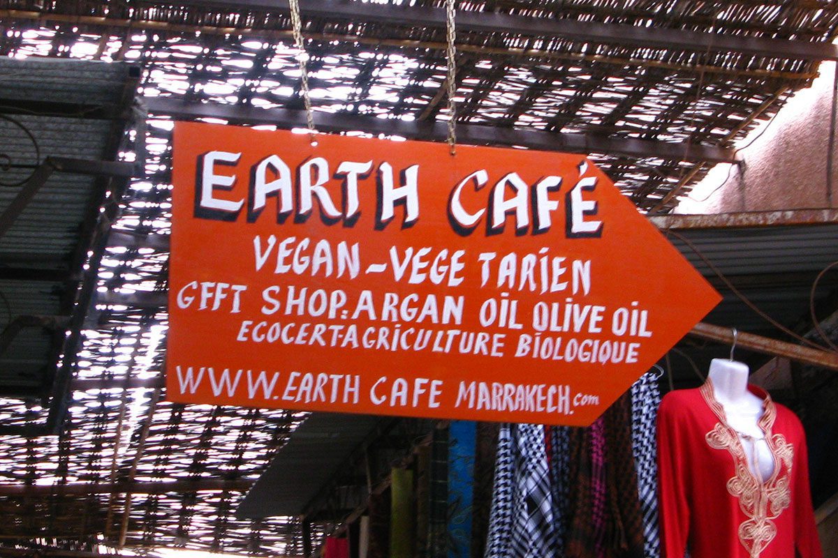 Vegan restaurant in Marrakesh