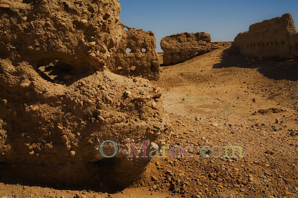 The imposing remains of the kasbah Sijilmassa walls