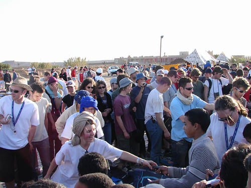 Distribution 4l trophy merzouga students donate