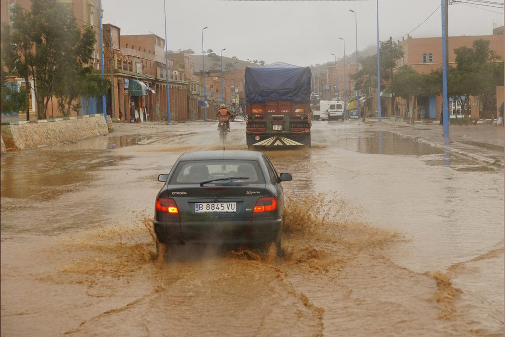 Flooded streets