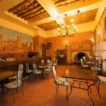 The restaurant room
