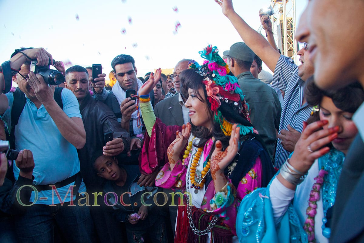 And finally, more photos, under a shower of rose petals...