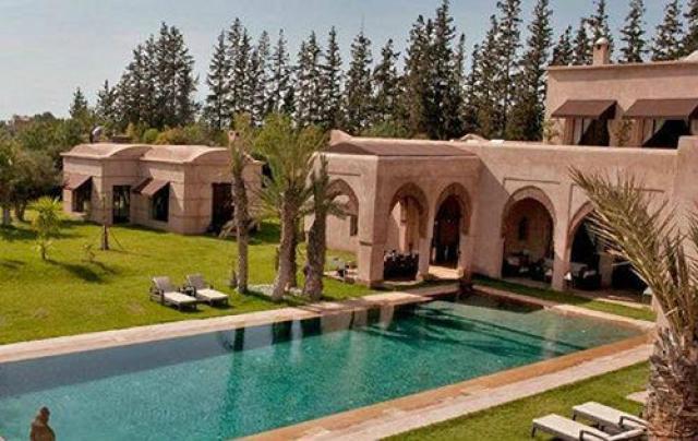 The villa in Marrakesh where Sarkozy is said to have stayed
