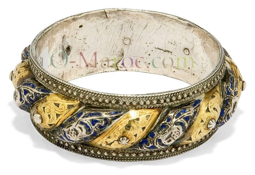 Beautiful moon and sun bracelet from Tetouan, late 19th century