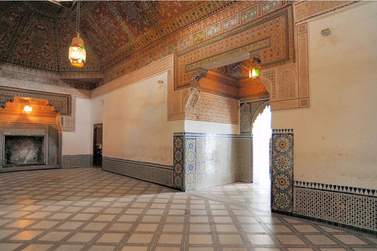 The Council Chamber in the Bahia Palace