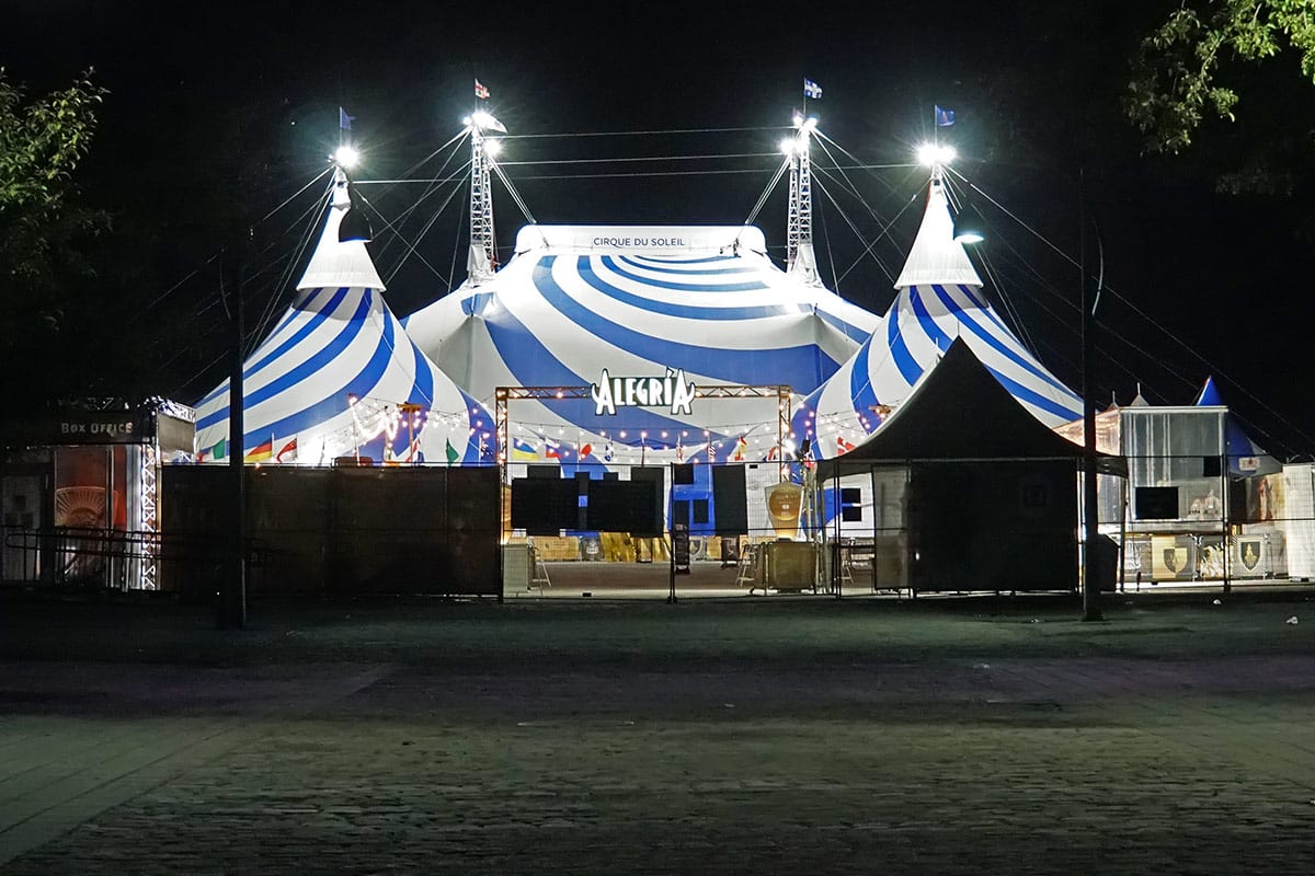 Cirque du Soleil tents