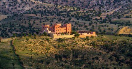 Kasbah atlas from afar