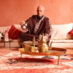 tea service in the lounge