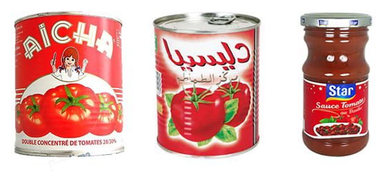 Aïcha, Délicia and Star, the three Moroccan tomato sauces