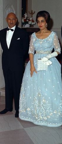 Mohammed Zaher Shah and Humaira Begum 1963