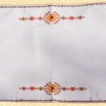 Fez stitch embroidery place mat