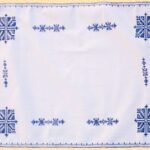 Fez stitch embroidery place mat