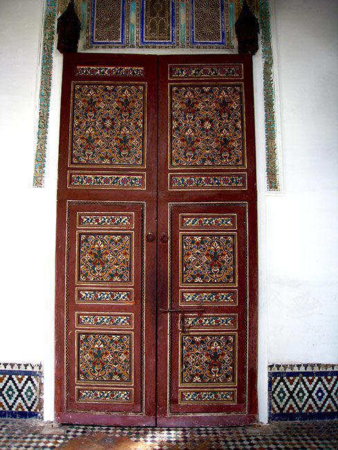 Portes en bois peint