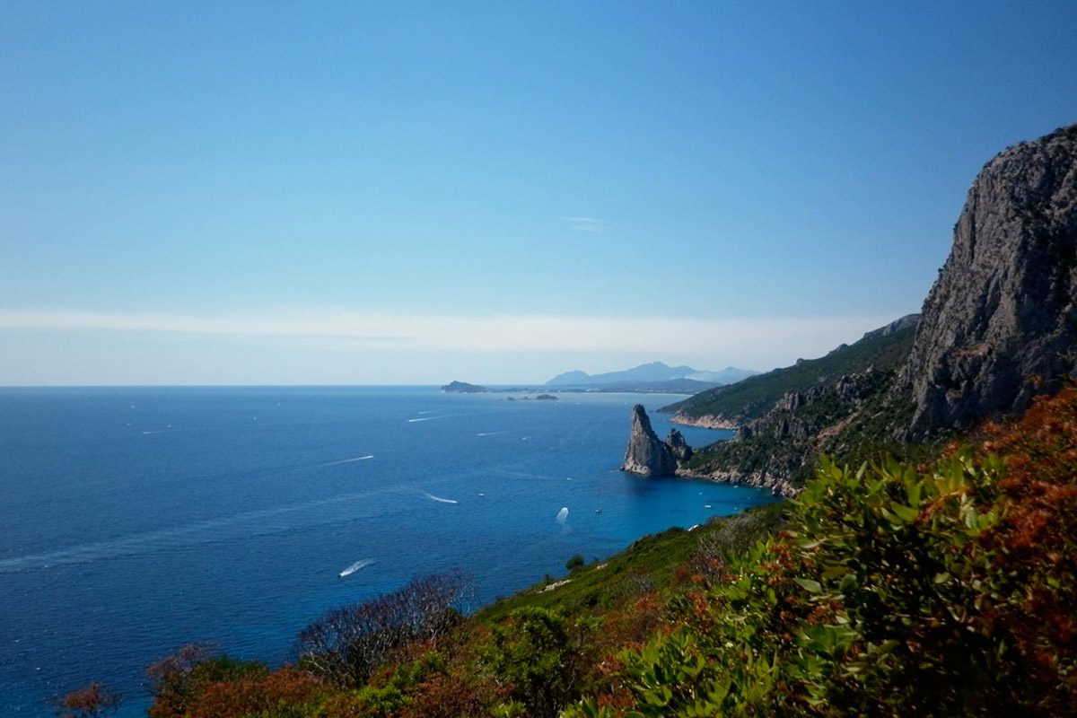 The Sardinian coast, mountains, forests and the Mediterranean