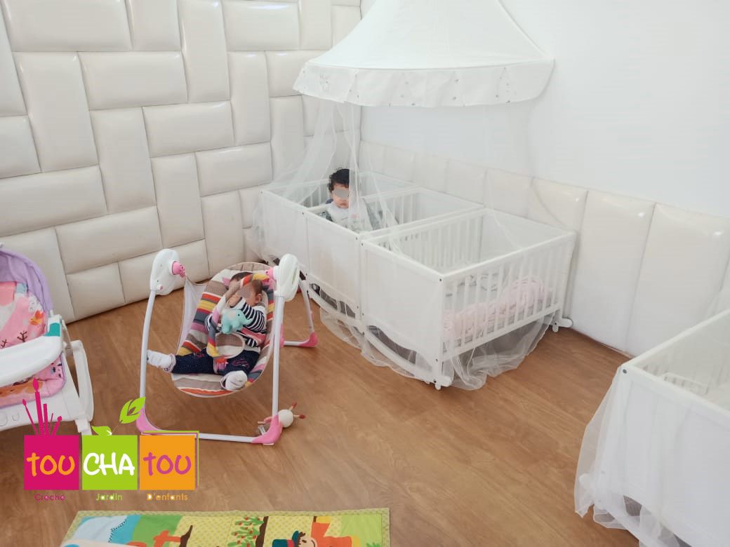 Relaxation area in the nursery