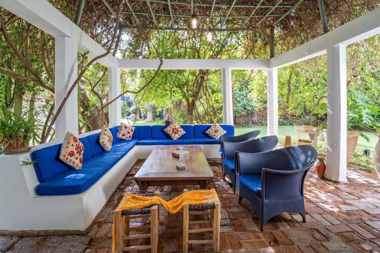 Arbour in the garden