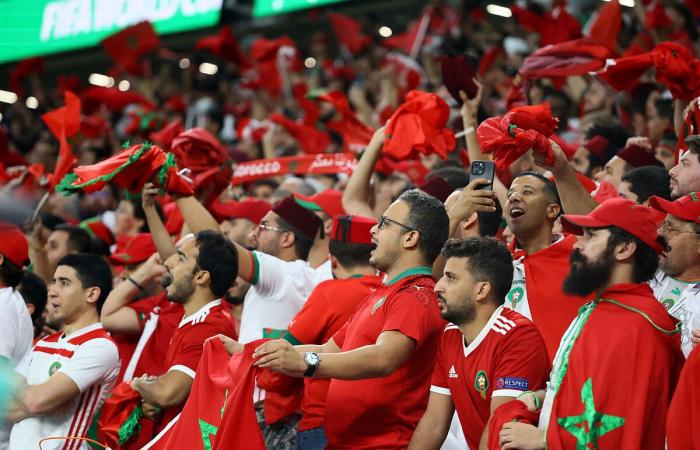 Moroccan supporters in Qatar