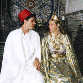 Traditional Moroccan wedding attire