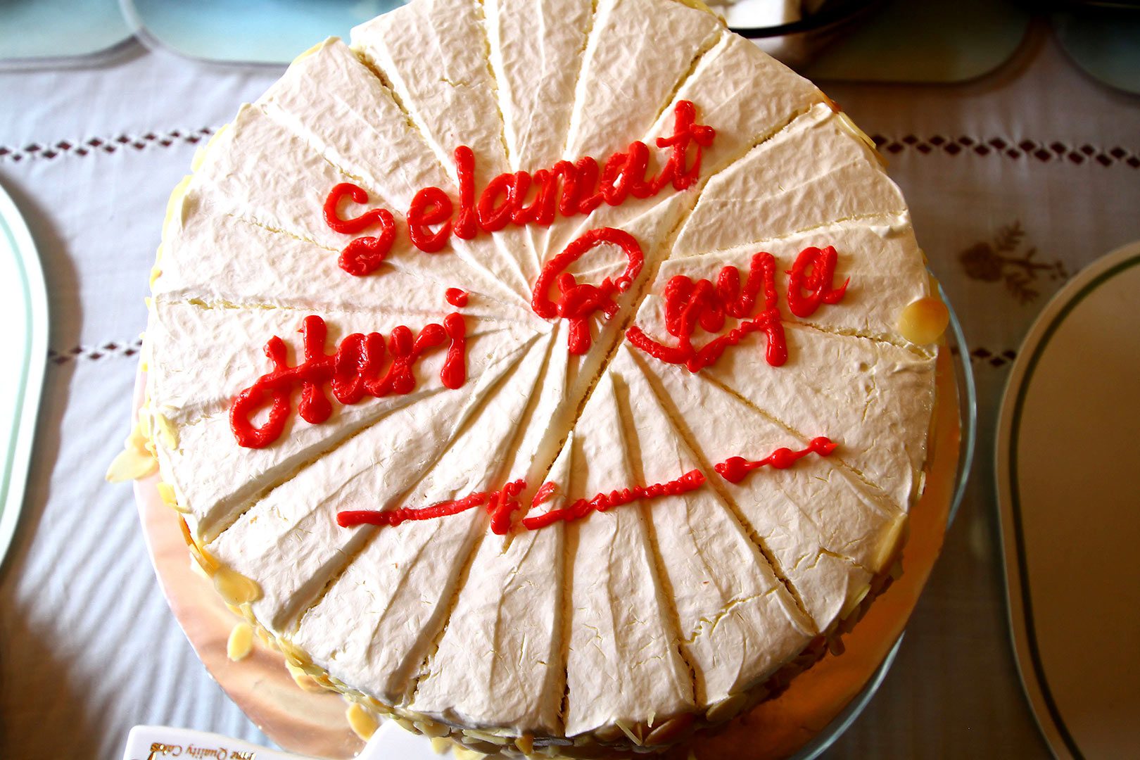 Gateau de l'Aïd en Indonésie