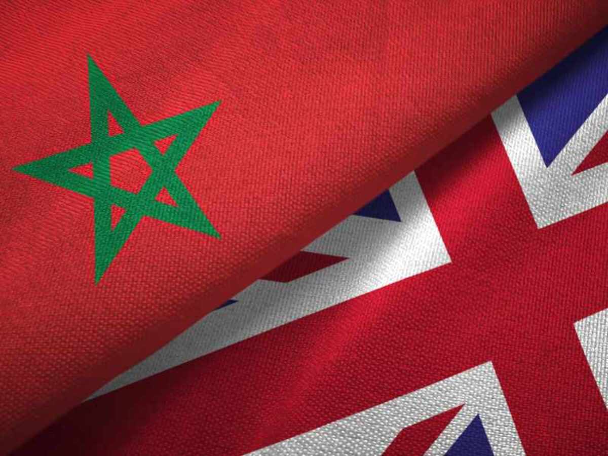French and Moroccan flags mixed together