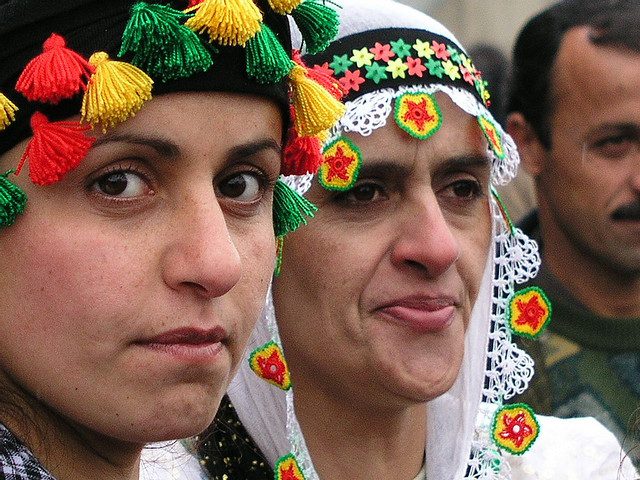 Amazigh women in festive dress