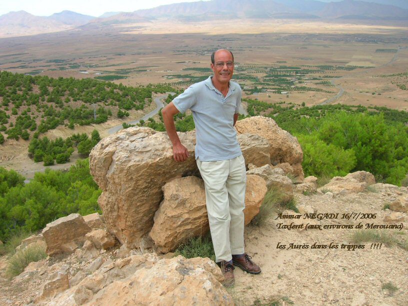 Ammar Negadi in the Algerian mountains in 2006