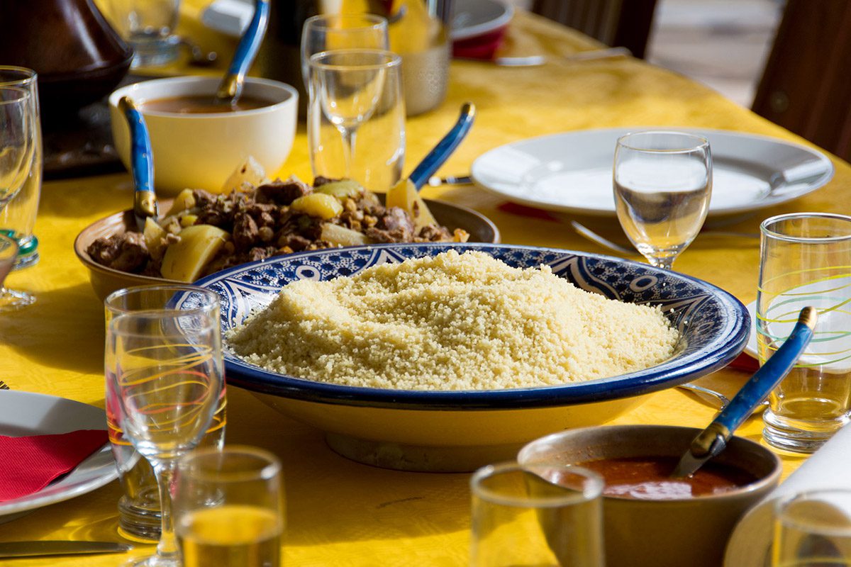 Couscous service moderne