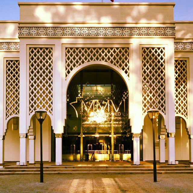 The facade of the Mohammed VI Museum
