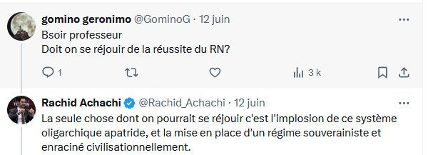 Ambiguity of rachid achachi