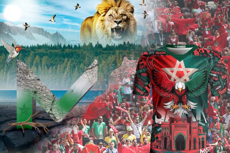 Mounir develops a “Morocco” brand in France for football fans Mark MAR maroc home