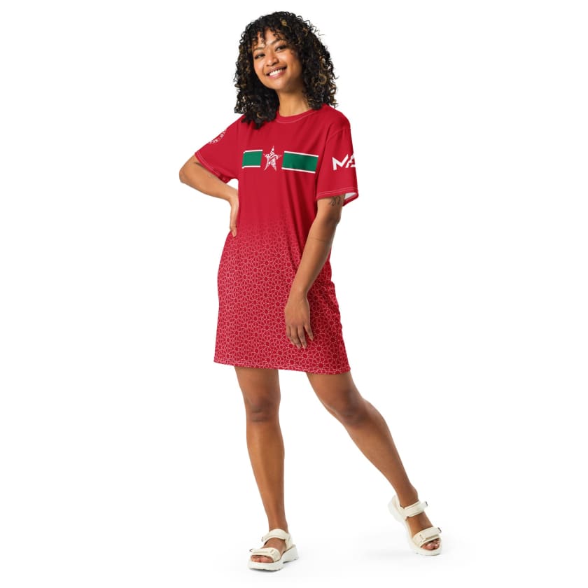 Moroccan shirt dress in the mosaic collection