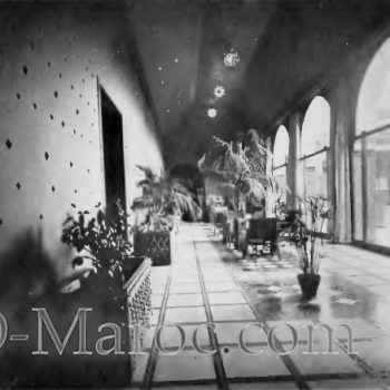 Gallery overlooking the interior riad