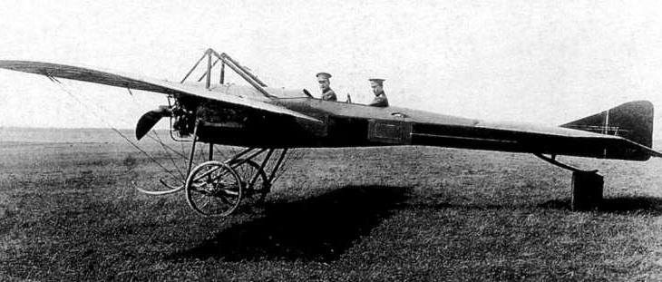 One of the first Deperdussins, with two passengers
