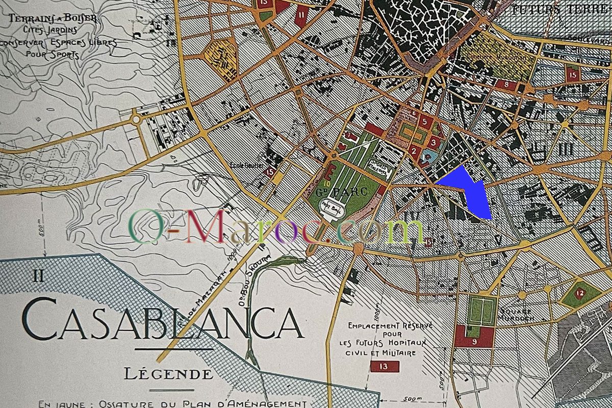 The Lorraine district on the Prost plan