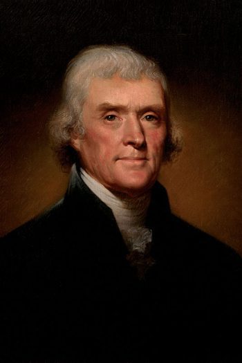 Official portrait of Thomas Jefferson