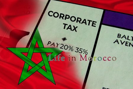 No, the corporation tax rate in Morocco is not 35 per cent A Monopoly board featuring a Moroccan flag and tax squares on the companies showing rates of 20 per cent and 35 per cent