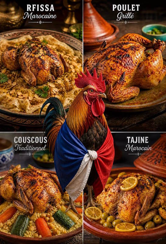 Moroccan-style chicken