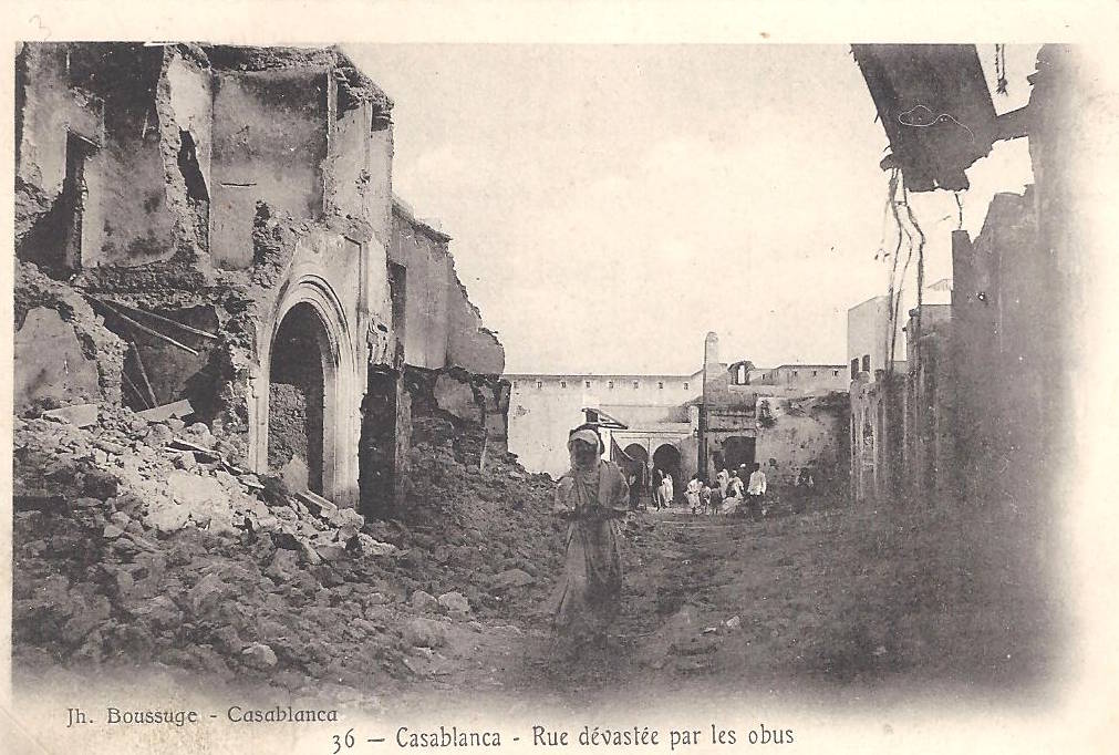 1907: Casablanca devastated by bombing raids