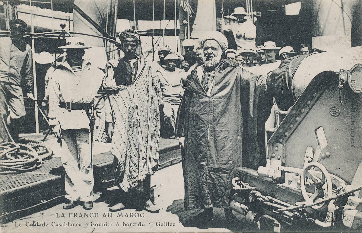 The Caid of Casablanca, a prisoner aboard the Galilee