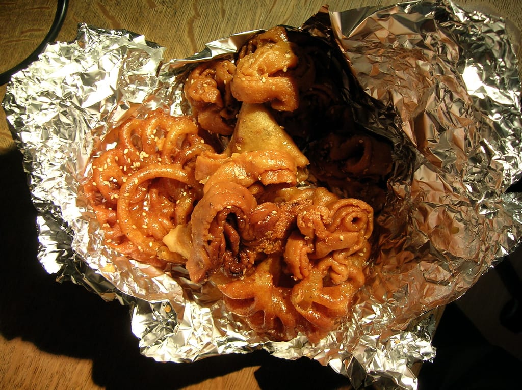 Chebakia is a Moroccan pastry made with honey.