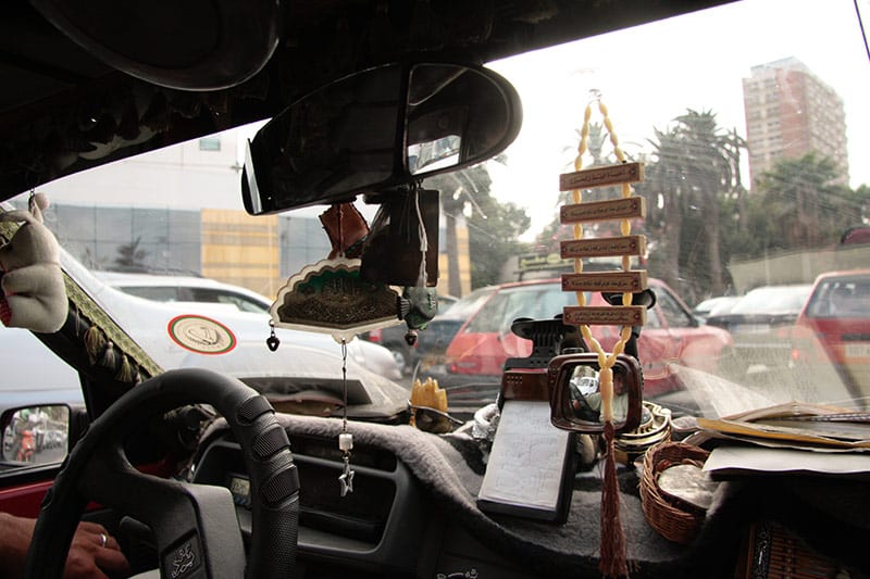 View of Casablanca traffic
