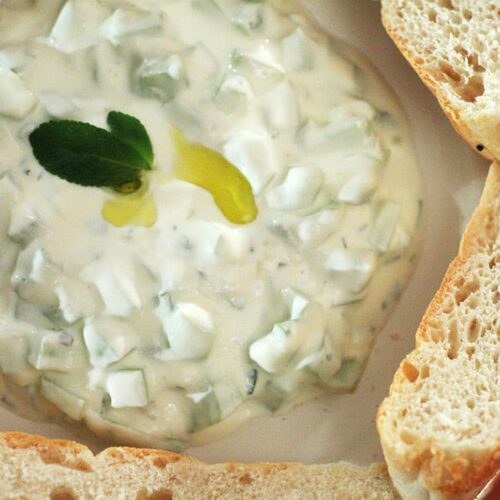 Cucumber and yoghurt, in perfect harmony for summer