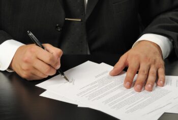 Signing the employment contract