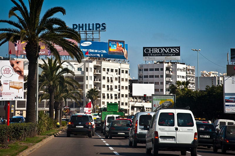 Avenue in Casablanca