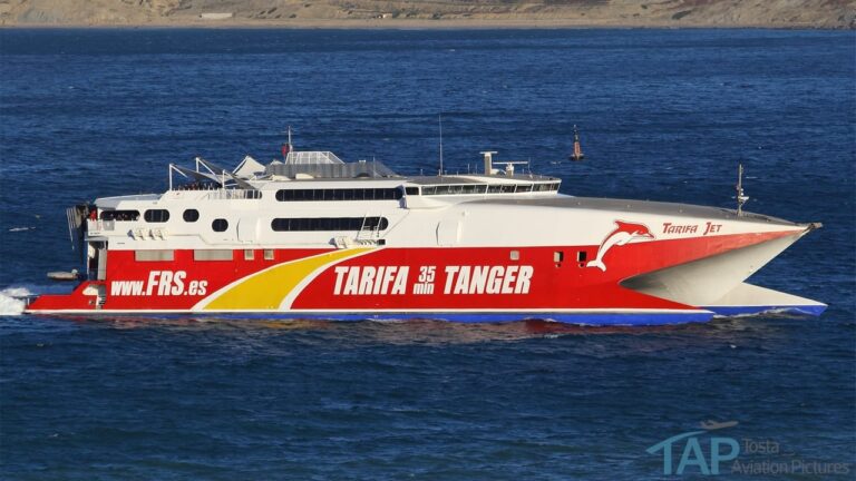 Ferry service between Tarifa and Tangiers