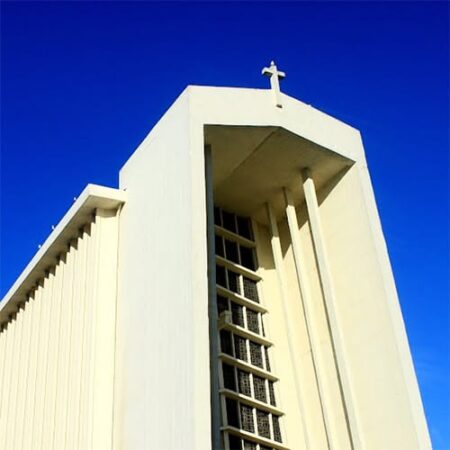 Facade of Notre-Dame de Lourdes