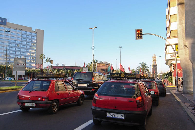 Little red taxis